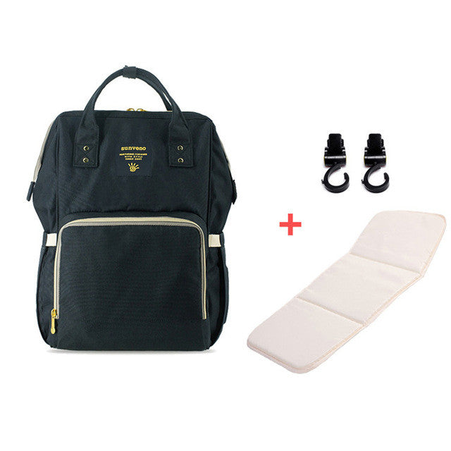 Sunveno Fashion Mummy Maternity Nappy Bag Brand Large Capacity Baby Bag Travel Backpack Designer Nursing Bag for Baby Care