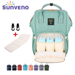 Sunveno Fashion Mummy Maternity Nappy Bag Brand Large Capacity Baby Bag Travel Backpack Designer Nursing Bag for Baby Care