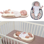 High quality pillow Newborn Baby Infant Sleep Positioner Prevent Flat Head Shape Anti Roll Pillow